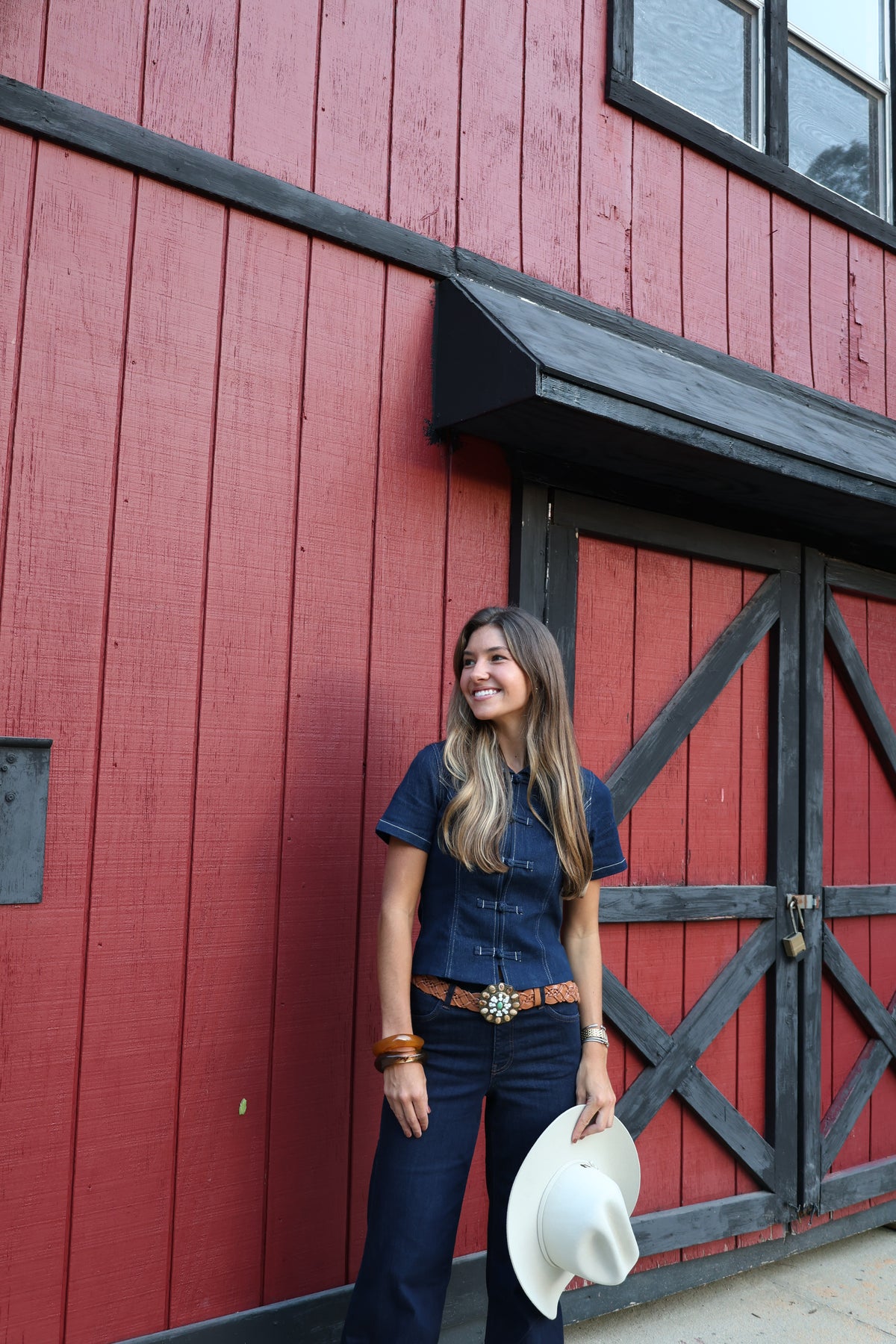 Carl Denim Top