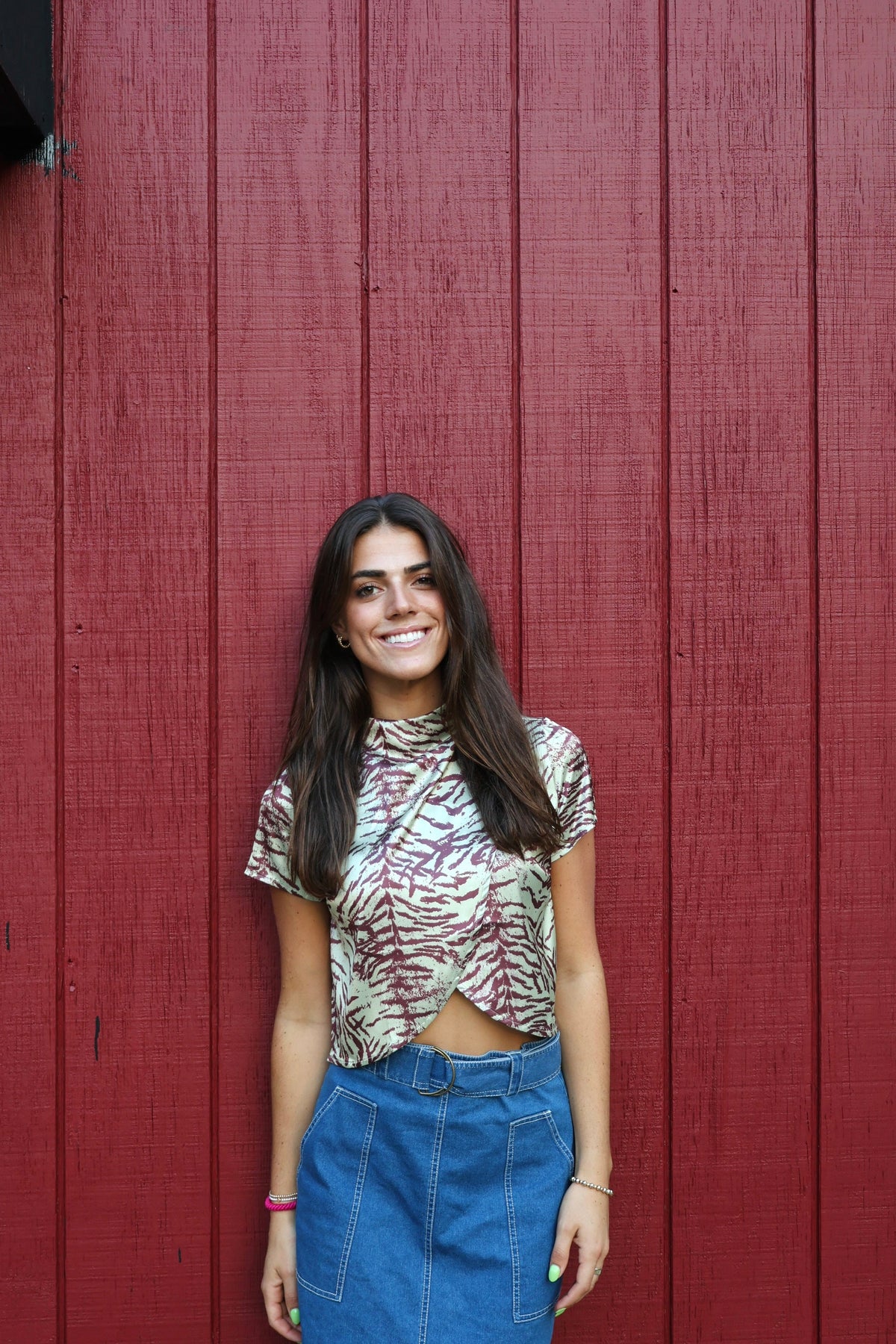 Georgie Zebra Top